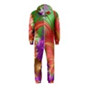 Fractal Purple Green Orange Yellow Hooded Jumpsuit (Kids) View2