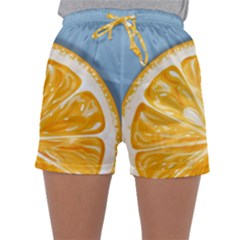 Pop Art Orange  Sleepwear Shorts