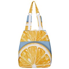 Pop Art Orange  Center Zip Backpack