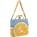 Pop Art Orange  Square Shoulder Tote Bag View2