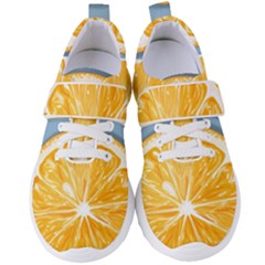 Pop Art Orange  Women s Velcro Strap Shoes by Valentinaart