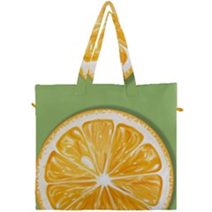 Pop Art Orange  Canvas Travel Bag