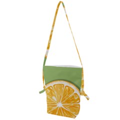 Pop Art Orange  Folding Shoulder Bag