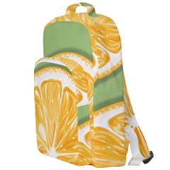 Pop Art Orange  Double Compartment Backpack