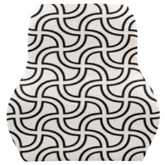 Pattern Monochrome Repeat Car Seat Back Cushion 