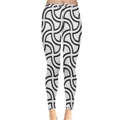 Pattern Monochrome Repeat Inside Out Leggings