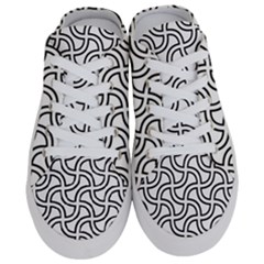 Pattern Monochrome Repeat Half Slippers