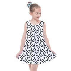 Pattern Monochrome Repeat Kids  Summer Dress