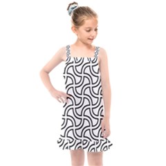 Pattern Monochrome Repeat Kids  Overall Dress