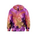 Fractal Puffy Feather Art Artwork Kids  Zipper Hoodie View2