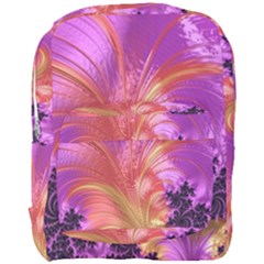 Fractal Puffy Feather Art Artwork Full Print Backpack by Pakrebo