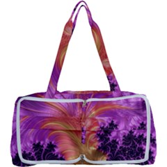 Fractal Puffy Feather Art Artwork Multi Function Bag