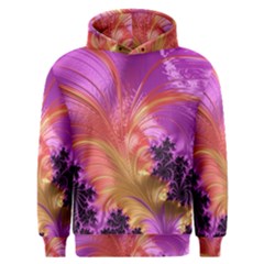 Fractal Puffy Feather Art Artwork Men s Overhead Hoodie by Pakrebo