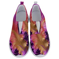 Fractal Puffy Feather Art Artwork No Lace Lightweight Shoes