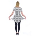 Ellipse Pattern Ellipse Dot Pattern Short Sleeve Tunic  View2