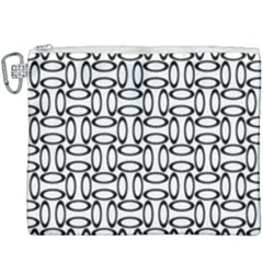 Ellipse Pattern Ellipse Dot Pattern Canvas Cosmetic Bag (xxxl)