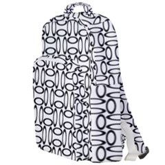 Ellipse Pattern Ellipse Dot Pattern Double Compartment Backpack