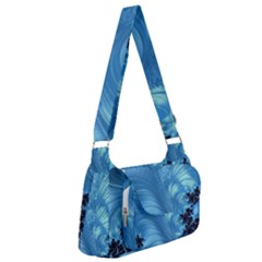 Fractal Art Feather Swirls Puffy Post Office Delivery Bag