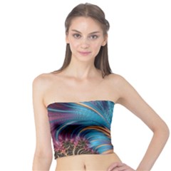 Fractal Art Artwork Psychedelic Tube Top by Pakrebo