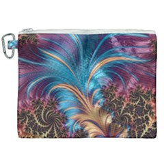 Fractal Art Artwork Psychedelic Canvas Cosmetic Bag (xxl)