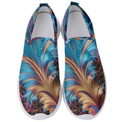 Fractal Art Artwork Psychedelic Men s Slip On Sneakers