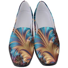 Fractal Art Artwork Psychedelic Women s Classic Loafer Heels by Pakrebo