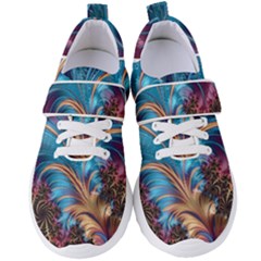 Fractal Art Artwork Psychedelic Women s Velcro Strap Shoes