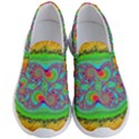 Fractal Art Design Fantasy Light Men s Lightweight Slip Ons View1