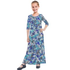 Winter Kids  Quarter Sleeve Maxi Dress