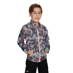 Gray Facets Windbreaker (kids) by artifiart