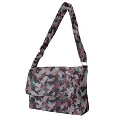 Gray Facets Full Print Messenger Bag