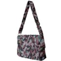 Gray facets Full Print Messenger Bag View2