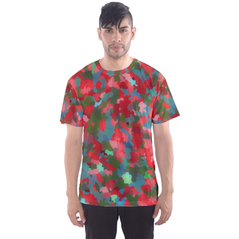 Redness Men s Sports Mesh Tee by artifiart