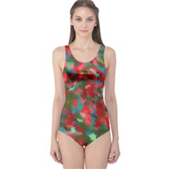 Redness One Piece Swimsuit