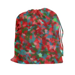 Redness Drawstring Pouch (xxl) by artifiart