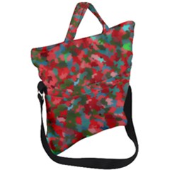 Redness Fold Over Handle Tote Bag by artifiart