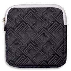 Diagonal Square Black Background Mini Square Pouch