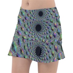 Fractal Rainbow Art Artwork Design Tennis Skirt