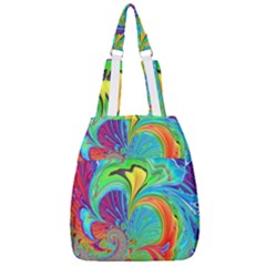 Fractal Art Psychedelic Fantasy Center Zip Backpack