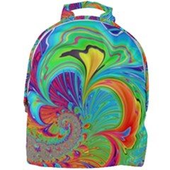 Fractal Art Psychedelic Fantasy Mini Full Print Backpack