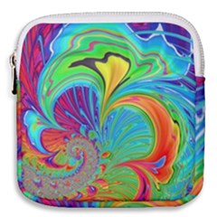 Fractal Art Psychedelic Fantasy Mini Square Pouch