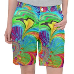 Fractal Art Psychedelic Fantasy Pocket Shorts