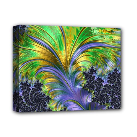 Fractal Gothic Dark Texture Deluxe Canvas 14  X 11  (stretched) by Pakrebo