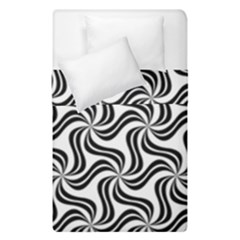 Soft Pattern Repeat Monochrome Duvet Cover Double Side (single Size)