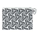 Soft Pattern Repeat Monochrome Canvas Cosmetic Bag (XL) View2