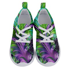 Fractal Art Artwork Feather Swirl Running Shoes by Pakrebo