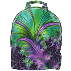 Fractal Art Artwork Feather Swirl Mini Full Print Backpack