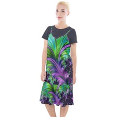 Fractal Art Artwork Feather Swirl Camis Fishtail Dress