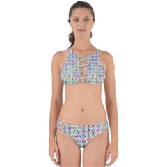 Geometric Floral Shape Geometrical Perfectly Cut Out Bikini Set by Pakrebo