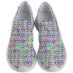 Geometric Floral Shape Geometrical Women s Lightweight Slip Ons by Pakrebo